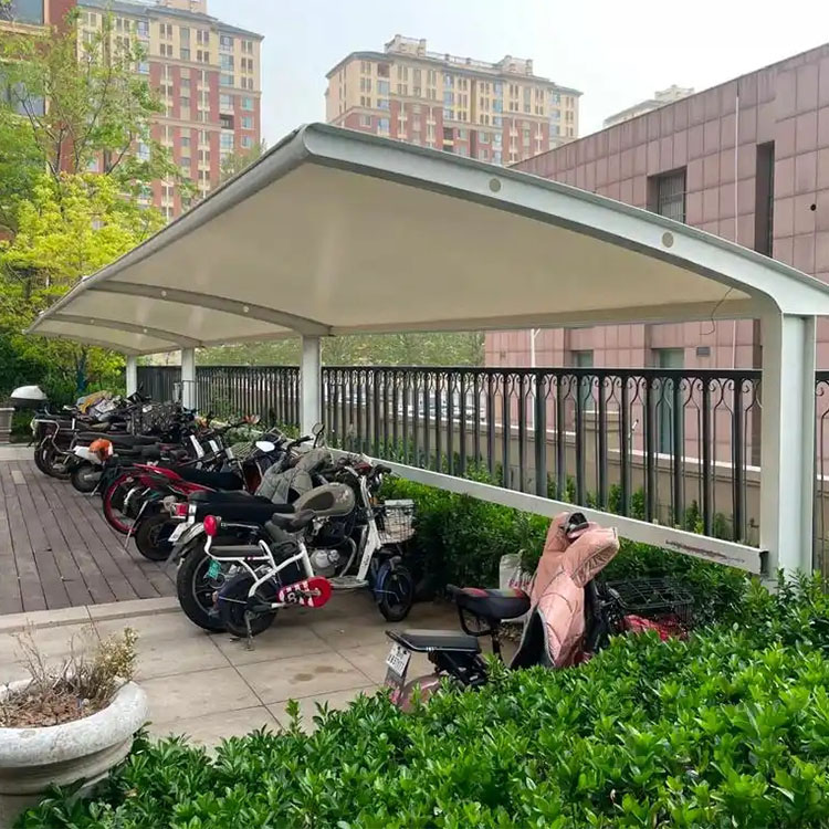 昌宁县膜结构电动车棚